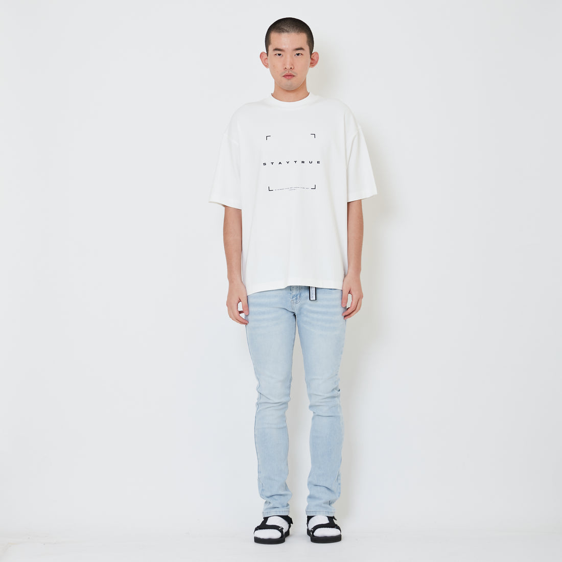 Men Skinny Long Jeans - Light Blue - SM2410212B