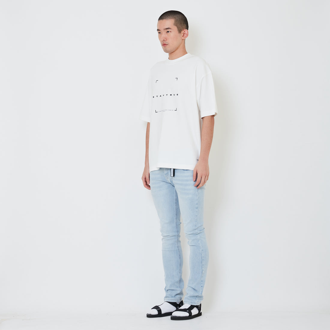 Men Skinny Long Jeans - Light Blue - SM2410212B