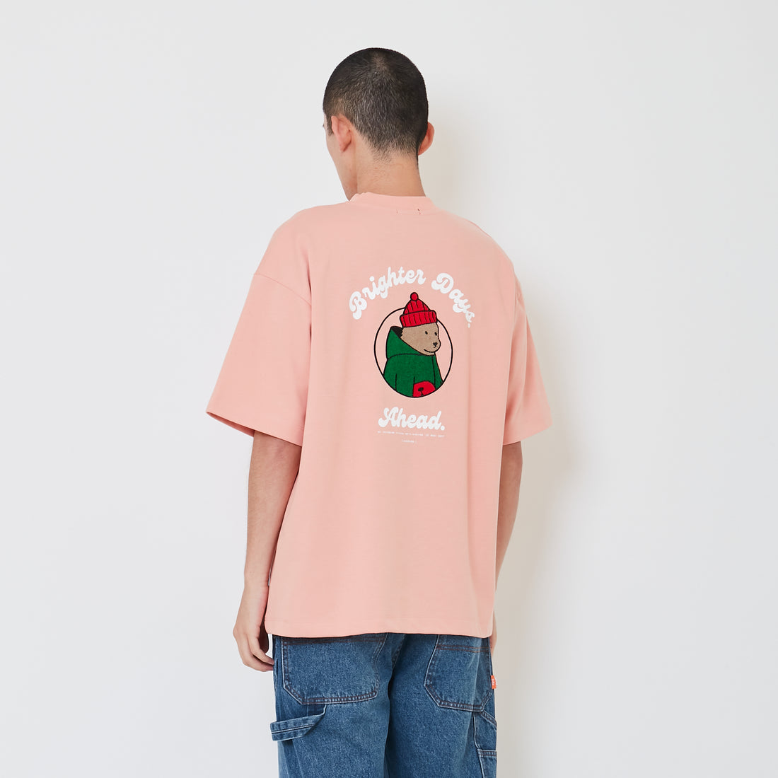 Men Embroidery Oversized Tee - SM2411187