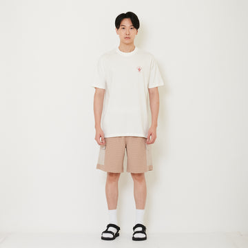 Men Waffle Knit Cargo Shorts - Khaki - SM2411230B