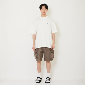 Men Nylon Shorts - Grey - SM2411238A