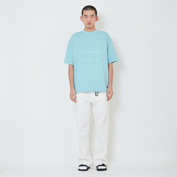 Men Straight Cut Long Jeans - Off White - SM2412253A