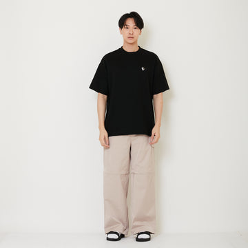 Men Detachable Cargo Nylon Pants - Khaki - SM2412254A