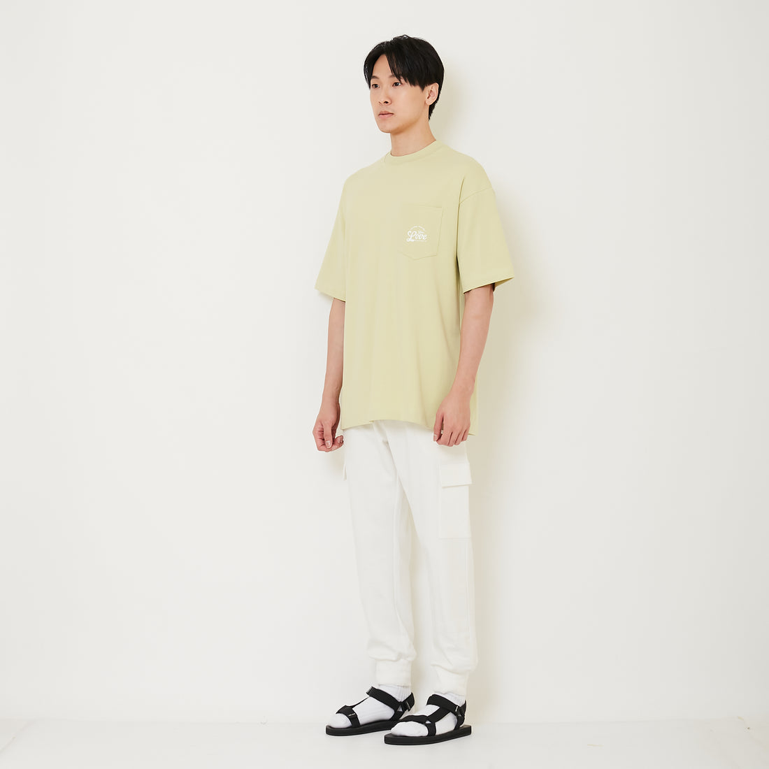 Men Slim Fit Sweatpants - Off White - SM2412260A