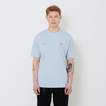 Men Graphic Tee - Light Blue - SM2412266C