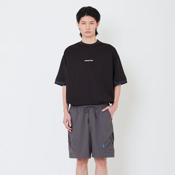 Men Nylon Shorts - Grey - SM2501006A