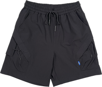 Men Nylon Shorts - Black - SM2501006B