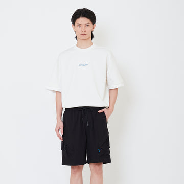 Men Nylon Shorts - Black - SM2501006B