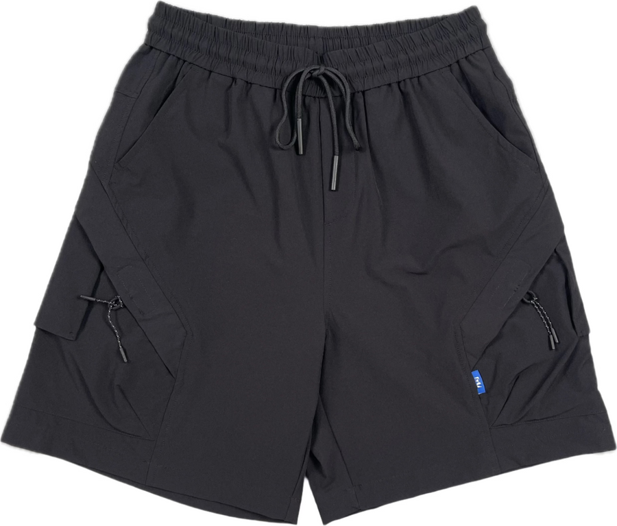 Men Nylon Shorts - Black - SM2501006B
