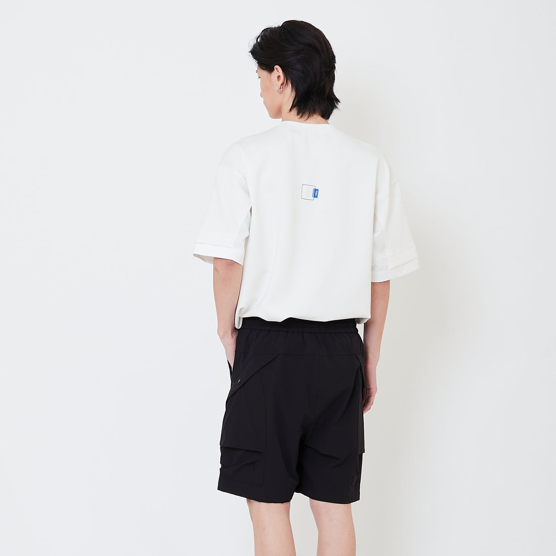 Men Nylon Shorts - Black - SM2501006B