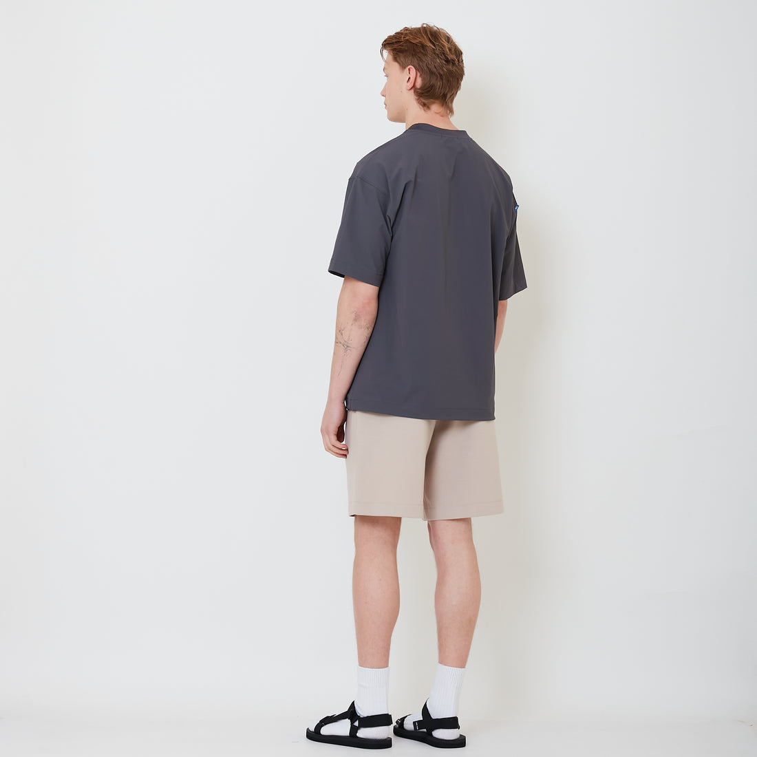 Men Sweat-Shorts - Stone - SM2501011B