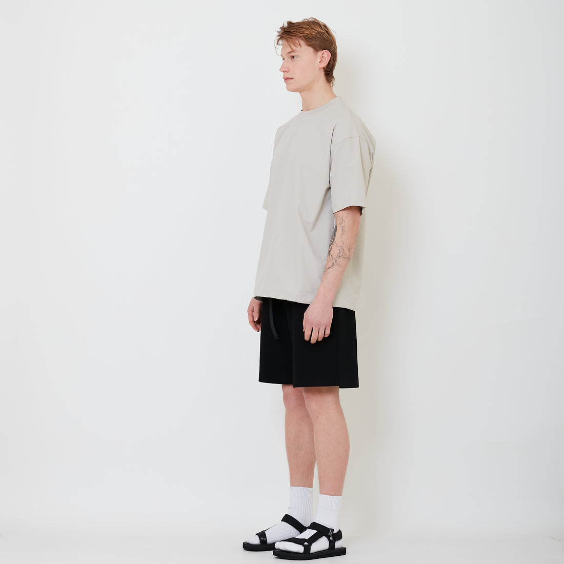 Men Sweat-Shorts - Black - SM2501011D