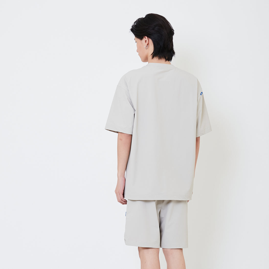 Men Oversized Tee - Beige - SM2501012A