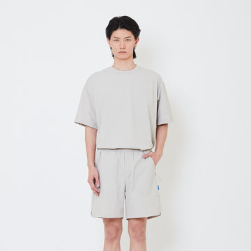 Men Nylon Shorts - Beige - SM2501013A