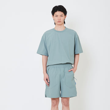 Men Nylon Shorts - Green - SM2501013B