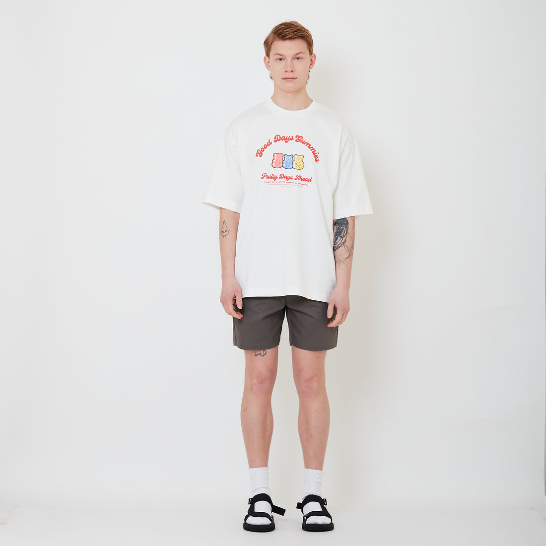 Men Twill Shorts - Metal - SM2501014B