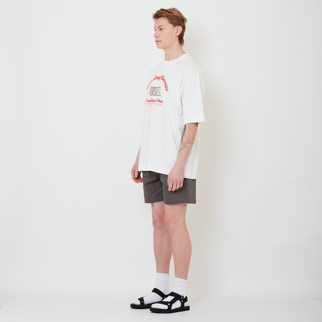 Men Twill Shorts - Metal - SM2501014B