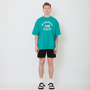 Men Twill Shorts - Black - SM2501014C