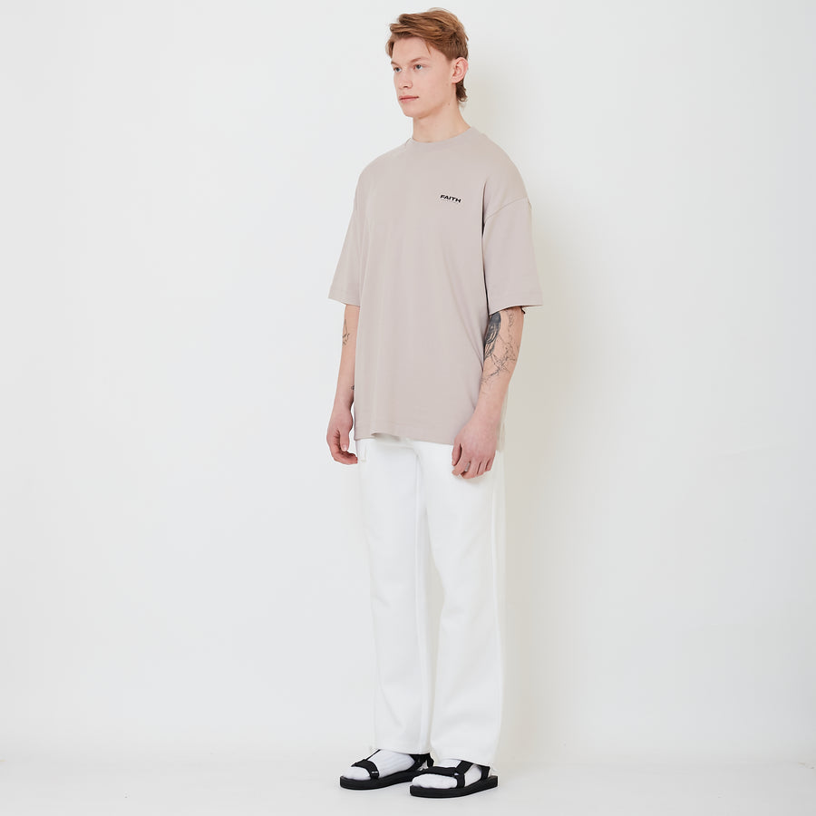 Men Slim Fit Sweatpants - Off White - SM2501018A