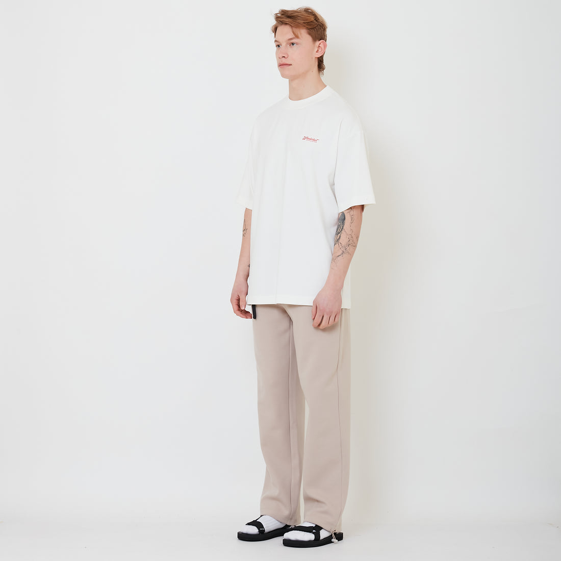 Men Slim Fit Sweatpants - Stone - SM2501018B