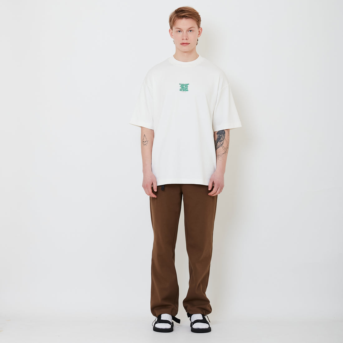 Men Slim Fit Sweatpants - Army Green - SM2501018C