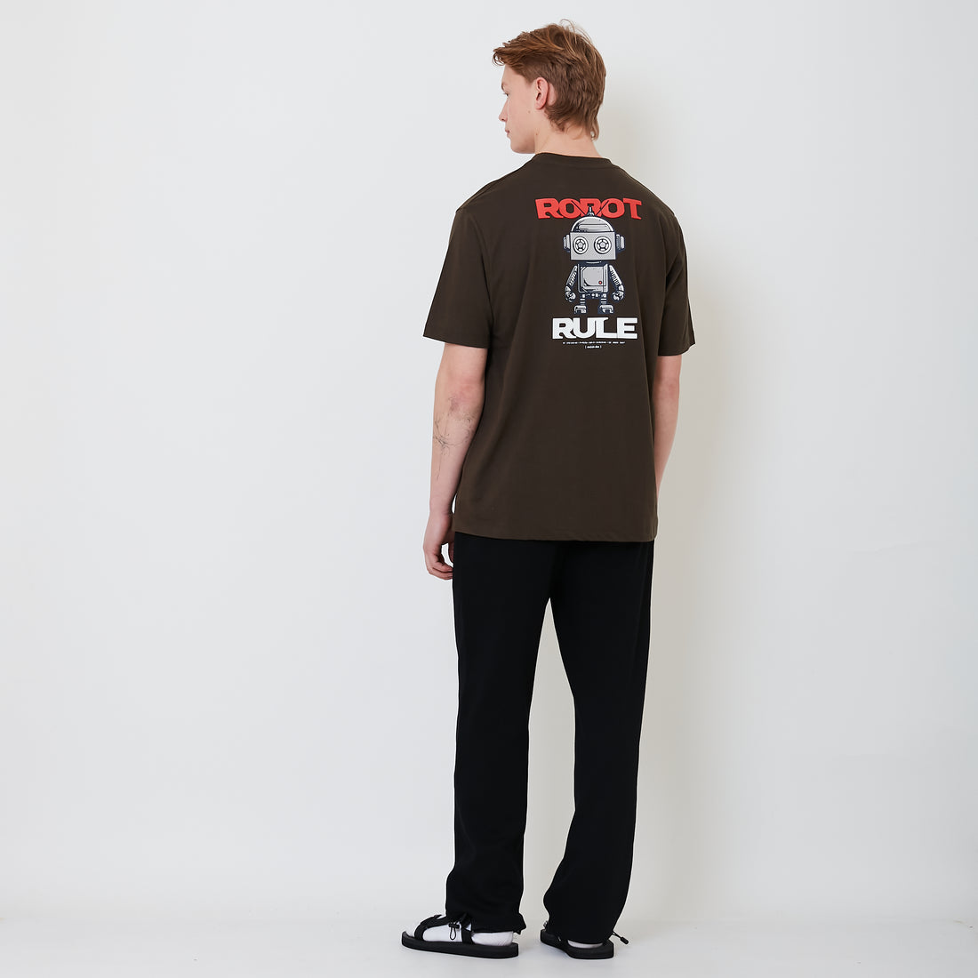 Men Slim Fit Sweatpants - Black - SM2501018D