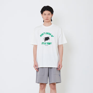 Men Graphic Tee - Off White - SM2501021A