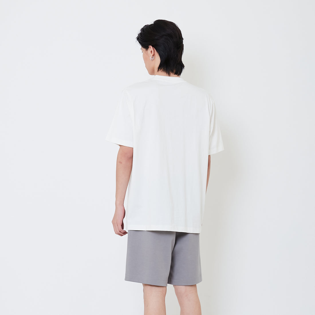 Men Graphic Tee - Off White - SM2501021A