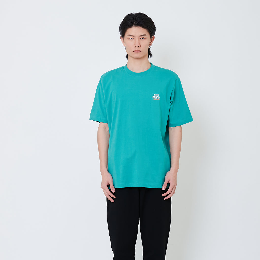 Men Graphic Tee - Green - SM2501022A