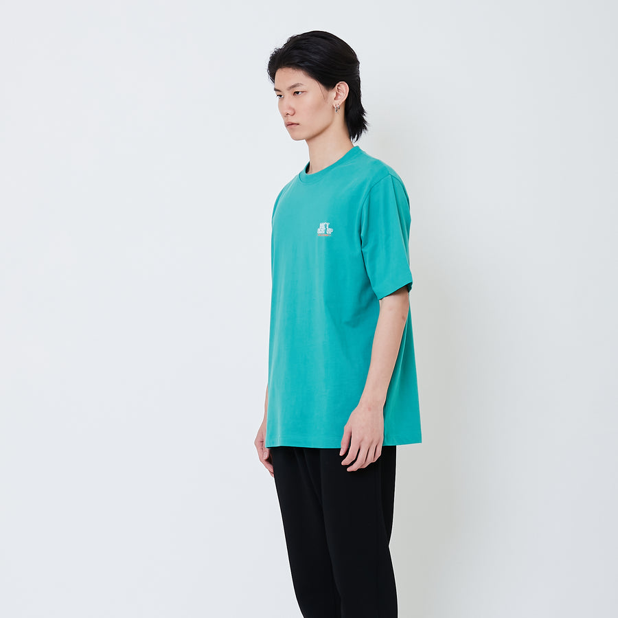 Men Graphic Tee - Green - SM2501022A