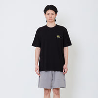 Men Graphic Tee - Black - SM2501022B
