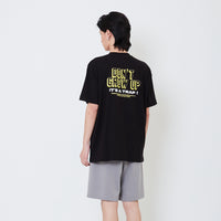 Men Graphic Tee - Black - SM2501022B