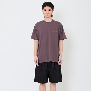 Men Graphic Tee - Dark Brown - SM2501023B