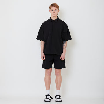 Men Nylon Shorts - Black - SM2502034B
