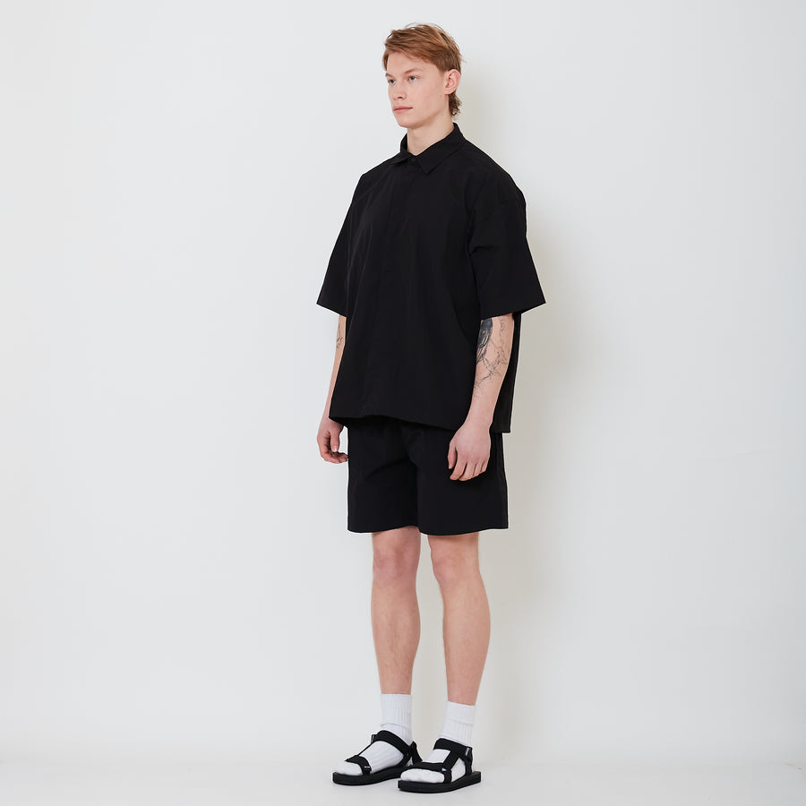 Men Nylon Shorts - Black - SM2502034B