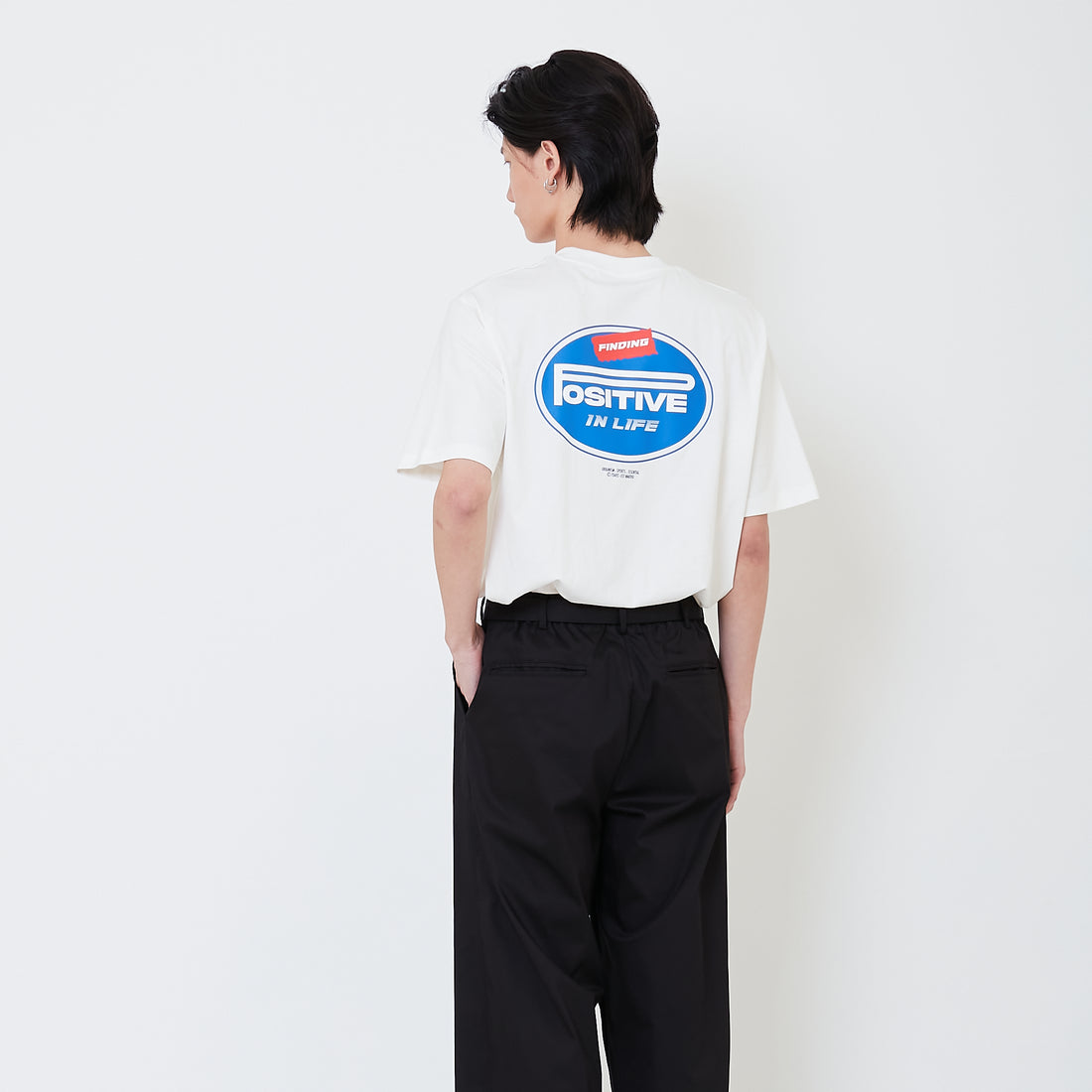 Men Barrel Leg Long Pants - Black - SM2502042B