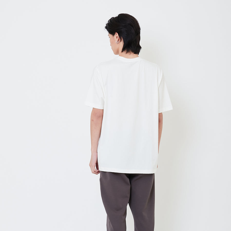 Men Graphic Tee - Off White - SM2502043A
