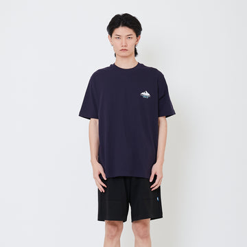 Men Graphic Tee - Navy - SM2502044B