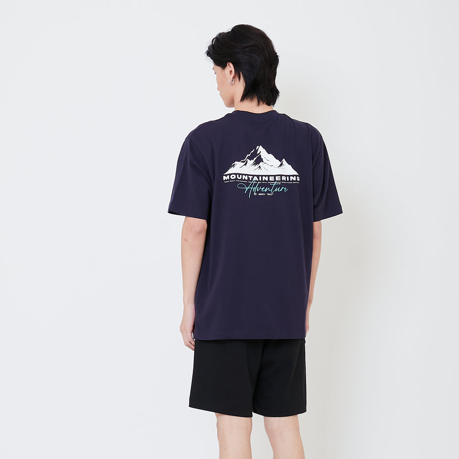 Men Graphic Tee - Navy - SM2502044B