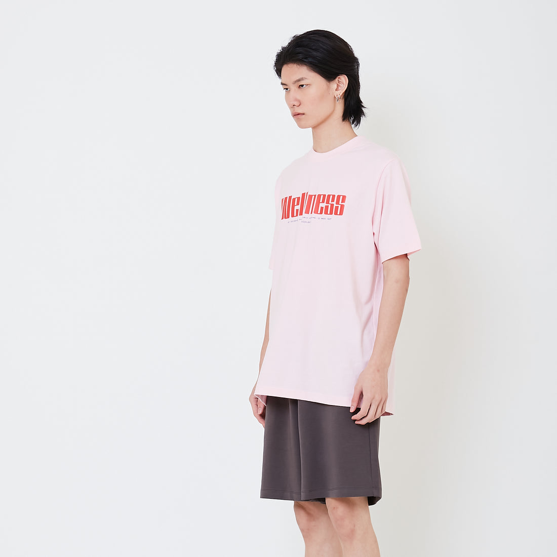 Men Graphic Tee - Pink - SM2502045A