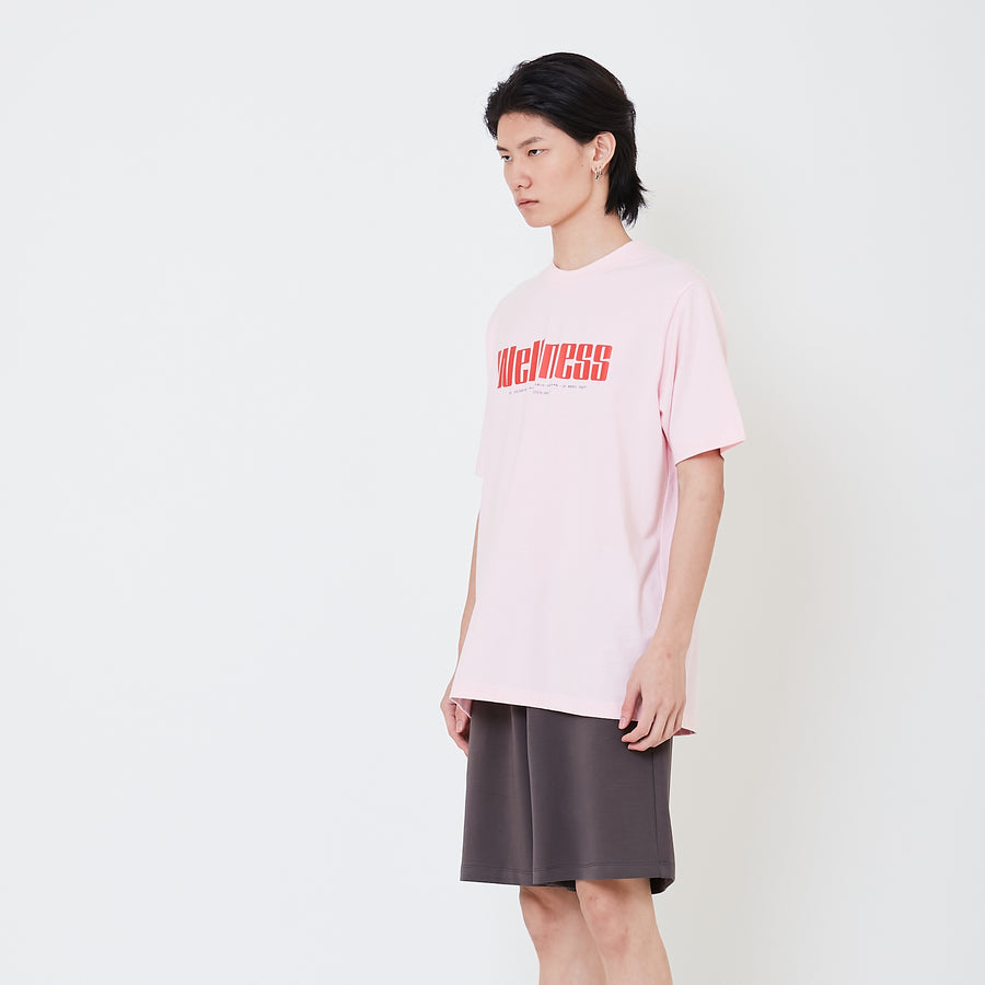 Men Graphic Tee - Pink - SM2502045A
