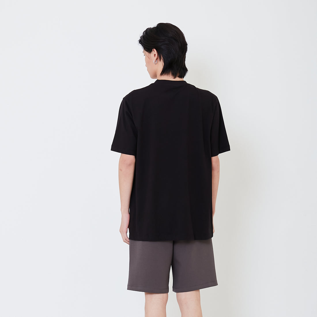 Men Graphic Tee - Black - SM2502045B