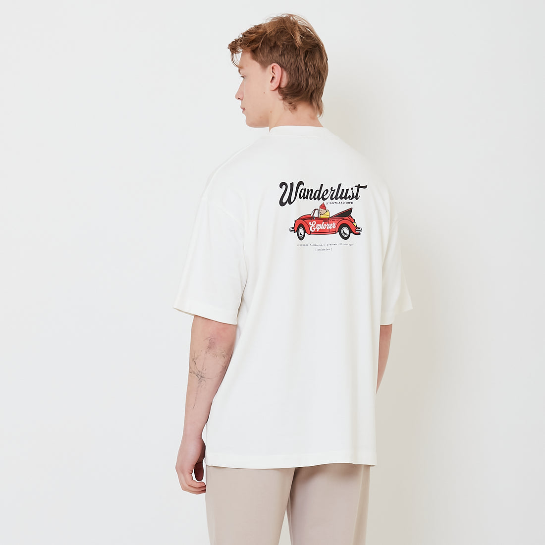 Men Printed Oversized Tee - SM2503046