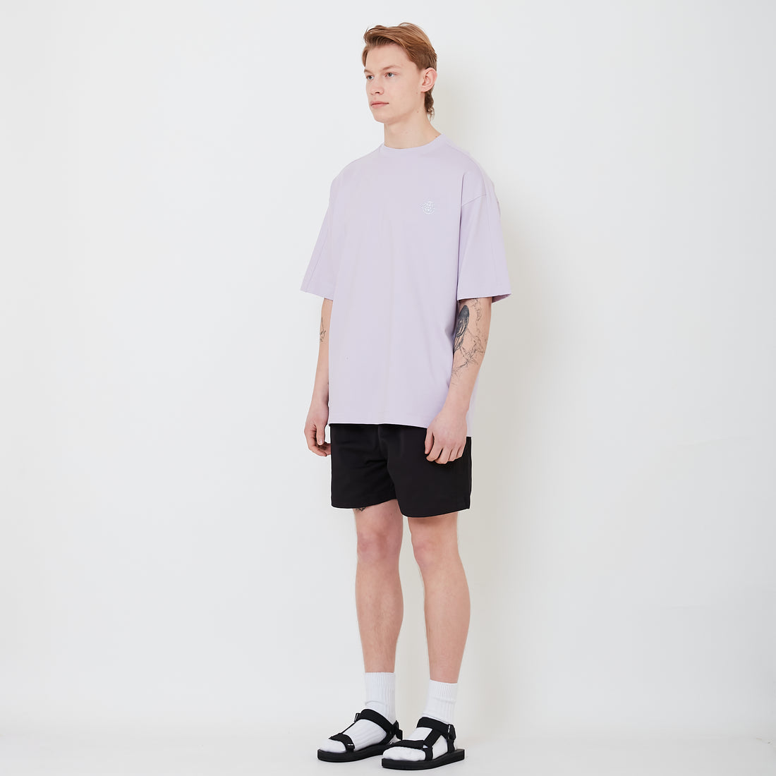 Men Nylon Shorts - Black - SM2503051B
