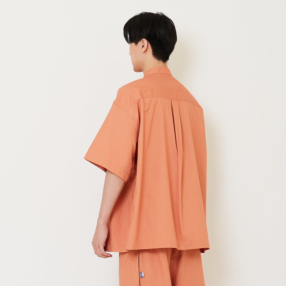 Men Oversized Shirt - Coral - SM2503055A
