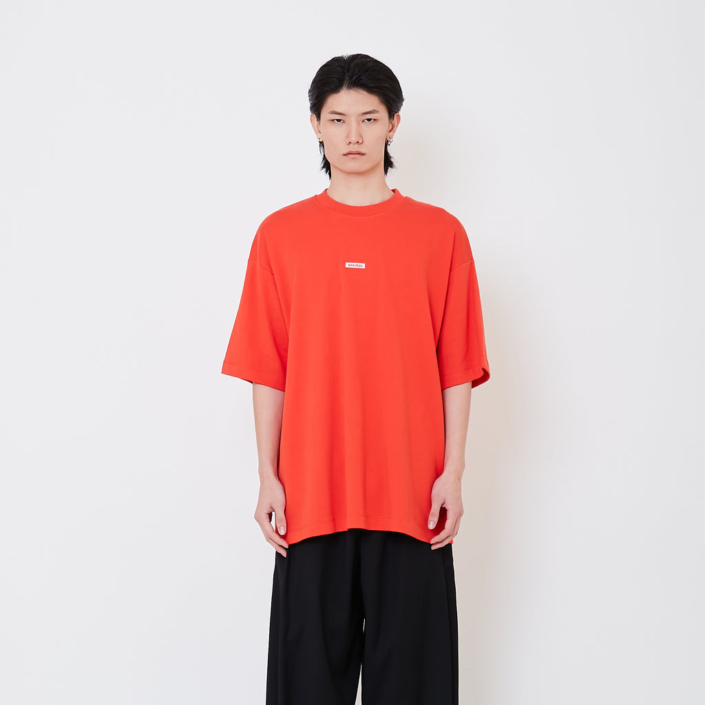 Men Embroidery Oversized Tee - SM2503057