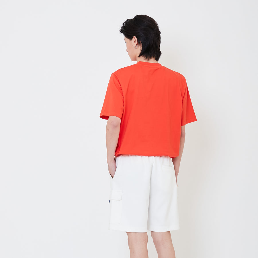 Men Cargo Sweat-Shorts - Off White - SM2503061A