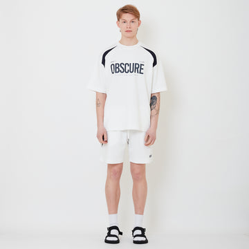 Men Pique Shorts - Off White - SM2503063A