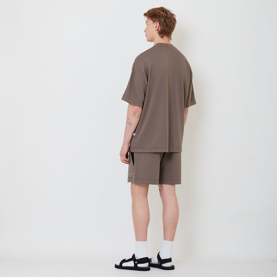 Men Pique Shorts - Olive - SM2503063C