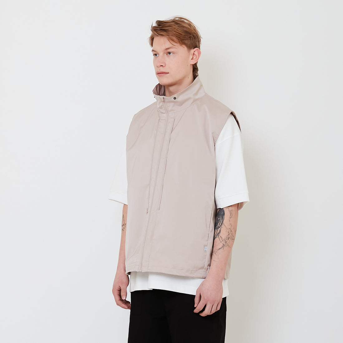 Men Detachable Parka - Beige - SM2503065A